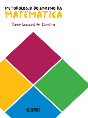 cover image of Metodologia do ensino da matemática